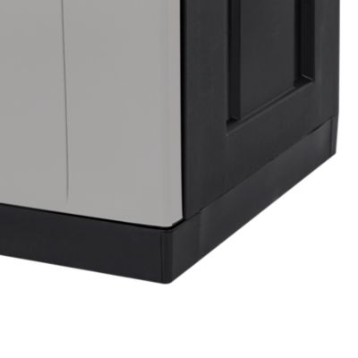 Armoire haute plastique 4 tablettes Links L.89 x H.190 x P.54 cm