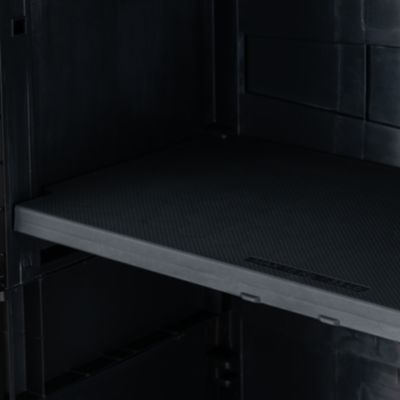 Armoire haute résine 3 tablettes L. 65 x H. 172 x P. 40 cm