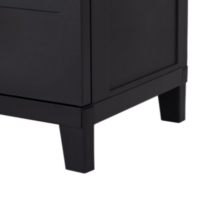 Armoire haute résine 3 tablettes L. 65 x H. 172 x P. 40 cm