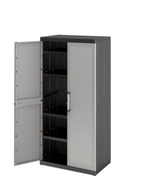 Armoire haute XL Links 4 tablettes L.89 x H.182 x P.54 cm