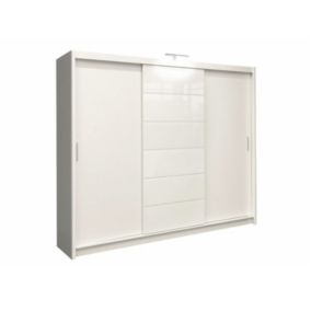 Armoire Honolulu 132, Nombre d'étagères: 8, 215x250x61cm
