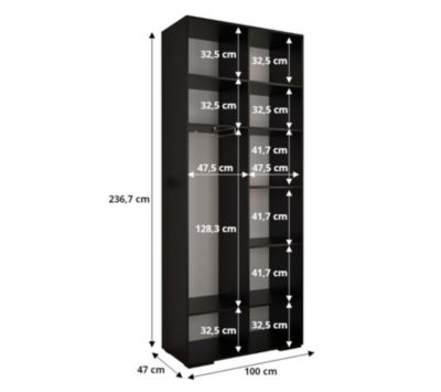 Armoire Inova 2 200/47/236,7 4 portes