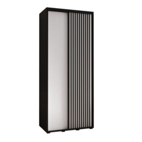 Armoire Lanko 1 a portes coulissantes H. 235,2 x L. 100 x P. 45 2 portes