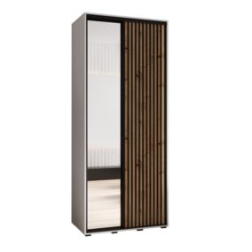 Armoire Lanko 1 a portes coulissantes H. 235,2 x L. 100 x P. 45 2 portes