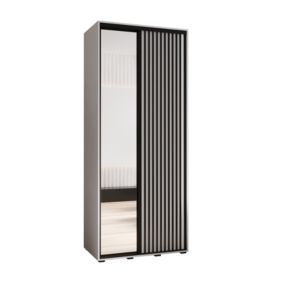 Armoire Lanko 1 a portes coulissantes H. 235,2 x L. 100 x P. 45 2 portes