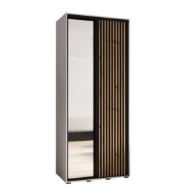 Armoire Lanko 1 a portes coulissantes H. 235,2 x L. 100 x P. 45 2 portes