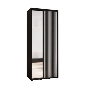 Armoire Lanko 1 a portes coulissantes H. 235,2 x L. 100 x P. 45 2 portes