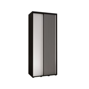 Armoire Lanko 1 a portes coulissantes H. 235,2 x L. 100 x P. 60 2 portes