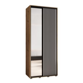 Armoire Lanko 1 a portes coulissantes H. 235,2 x L. 100 x P. 60 2 portes