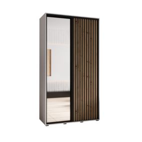 Armoire Lanko 1 a portes coulissantes H. 235,2 x L. 130 x P. 60 2 portes