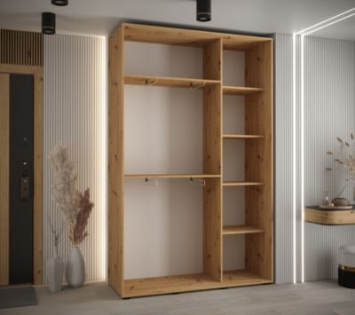 Armoire Lanko 1 a portes coulissantes H. 235,2 x L. 150 x P. 45 3 portes