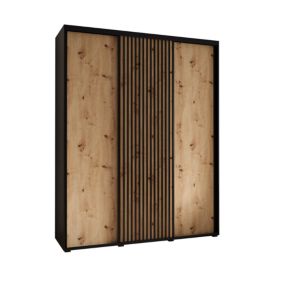 Armoire Lanko 1 a portes coulissantes H. 235,2 x L. 190 x P. 45 3 portes