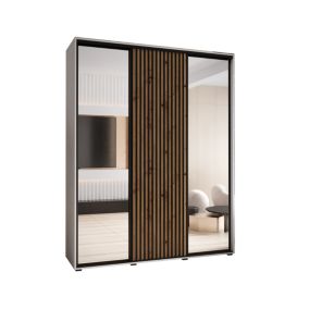 Armoire Lanko 1 a portes coulissantes H. 235,2 x L. 200 x P. 45 3 portes