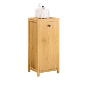Armoire à Linge avec Sac à Linge, Coffre à Linge avec 1 Panier à Linge, BZR96-SN, SoBuy