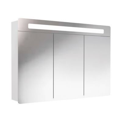 Armoire Lumineuse Blanche Decotec Belt 100 Cm Castorama