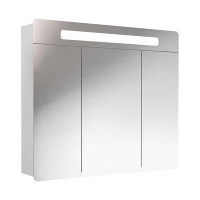 Armoire Lumineuse Blanche Decotec Belt 80 Cm Castorama