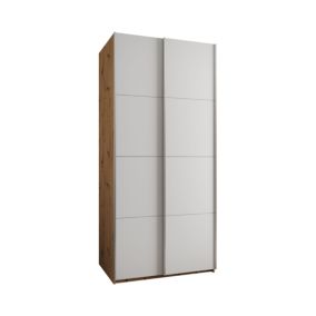 Armoire Lux 1 à portes battantes H. 245,5 x L. 100 x P. 64, 2 portes