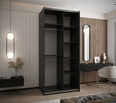 Armoire Lux 1 à portes battantes H. 245,5 x L. 100 x P. 64, 2 portes