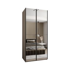 Armoire Lux 2 à portes battantes H. 245,5 x L. 110 x P. 64, 2 portes