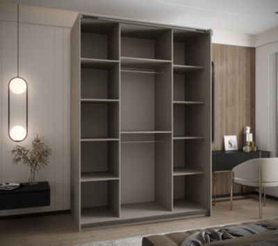 Armoire Lux 2 à portes battantes H. 245,5 x L. 170 x P. 64, 2 portes