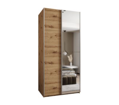 Armoire Lux 3 à portes battantes H. 245,5 x L. 100 x P. 64, 2 portes