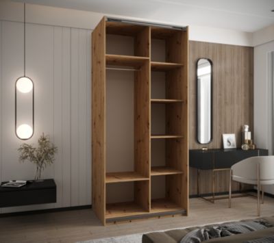 Armoire Lux 3 à portes battantes H. 245,5 x L. 100 x P. 64, 2 portes