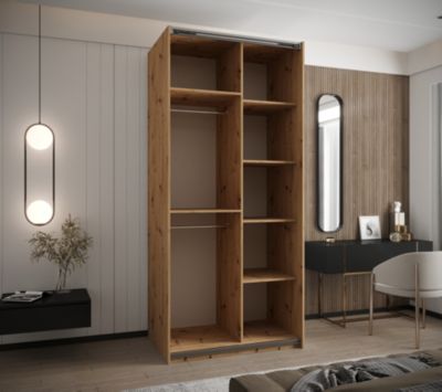 Armoire Lux 3 à portes battantes H. 245,5 x L. 100 x P. 64, 2 portes