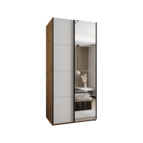 Armoire Lux 3 à portes battantes H. 245,5 x L. 100 x P. 64, 2 portes