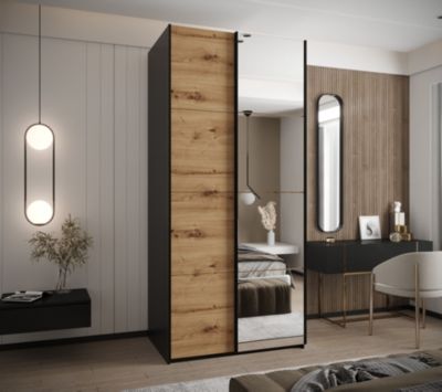 Armoire Lux 3 à portes battantes H. 245,5 x L. 100 x P. 64, 2 portes