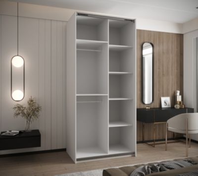 Armoire Lux 3 à portes battantes H. 245,5 x L. 120 x P. 64, 2 portes
