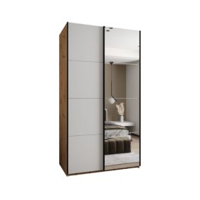 Armoire Lux 3 à portes battantes H. 245,5 x L. 130 x P. 64, 2 portes