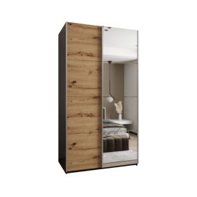 Armoire Lux 3 à portes battantes H. 245,5 x L. 130 x P. 64, 2 portes