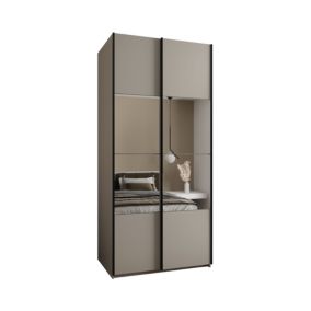 Armoire Lux 4 à portes battantes H. 245,5 x L. 100 x P. 64, 2 portes