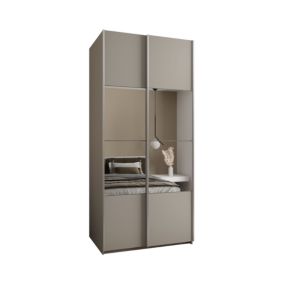 Armoire Lux 4 à portes battantes H. 245,5 x L. 100 x P. 64, 2 portes