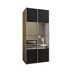 Armoire Lux 4 à portes battantes H. 245,5 x L. 100 x P. 64, 2 portes