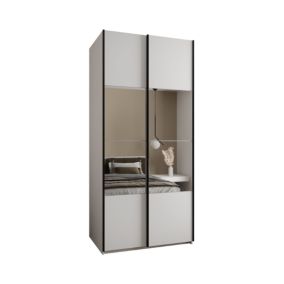 Armoire Lux 4 à portes battantes H. 245,5 x L. 100 x P. 64, 2 portes