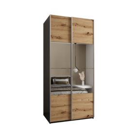 Armoire Lux 4 à portes battantes H. 245,5 x L. 100 x P. 64, 2 portes