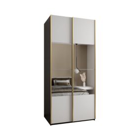 Armoire Lux 4 à portes battantes H. 245,5 x L. 100 x P. 64, 2 portes