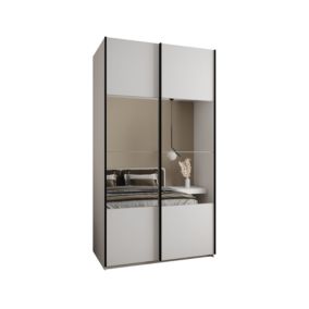 Armoire Lux 4 à portes battantes H. 245,5 x L. 130 x P. 64, 2 portes