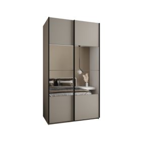 Armoire Lux 4 à portes battantes H. 245,5 x L. 140 x P. 64, 2 portes