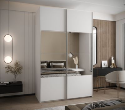 Armoire Lux 4 à portes battantes H. 245,5 x L. 150 x P. 64, 2 portes