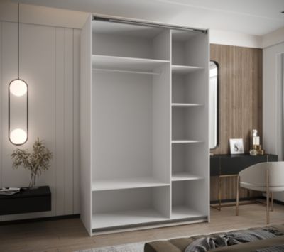 Armoire Lux 4 à portes battantes H. 245,5 x L. 150 x P. 64, 2 portes