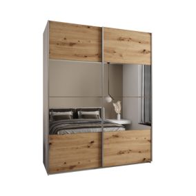 Armoire Lux 4 à portes battantes H. 245,5 x L. 190 x P. 64, 2 portes