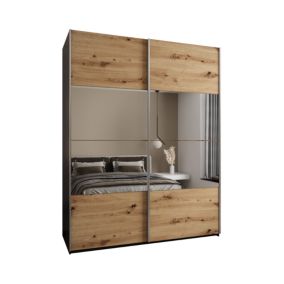 Armoire Lux 4 à portes battantes H. 245,5 x L. 190 x P. 64, 2 portes