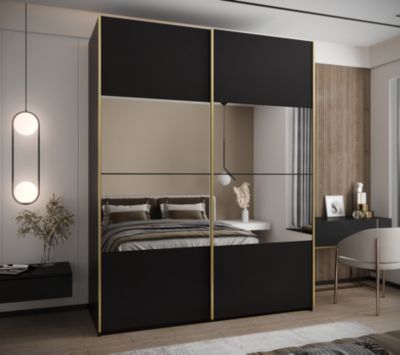 Armoire Lux 4 à portes battantes H. 245,5 x L. 190 x P. 64, 2 portes
