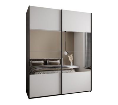 Armoire Lux 4 à portes battantes H. 245,5 x L. 200 x P. 64, 2 portes
