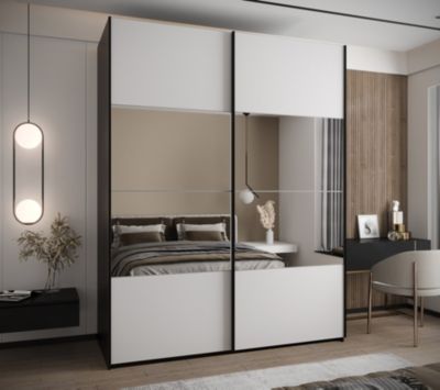 Armoire Lux 4 à portes battantes H. 245,5 x L. 200 x P. 64, 2 portes