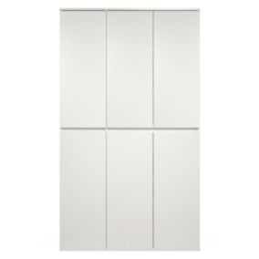 Armoire - Mélaminé - Blanc - 111 - 191 - 34 cm