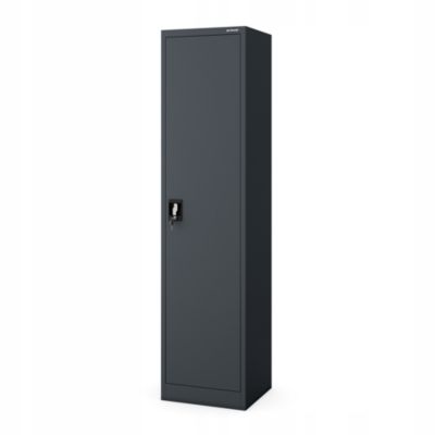 Armoire métallique à dossiers pour bureau  ALEX, 45 x 185 x 40 cm, anthracite