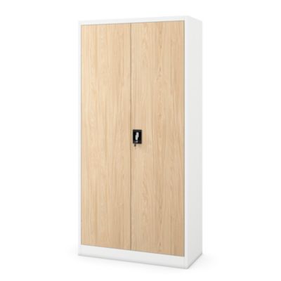 Armoire métallique multifonctionnelle blanche chêne Sonoma : Eco Design ...